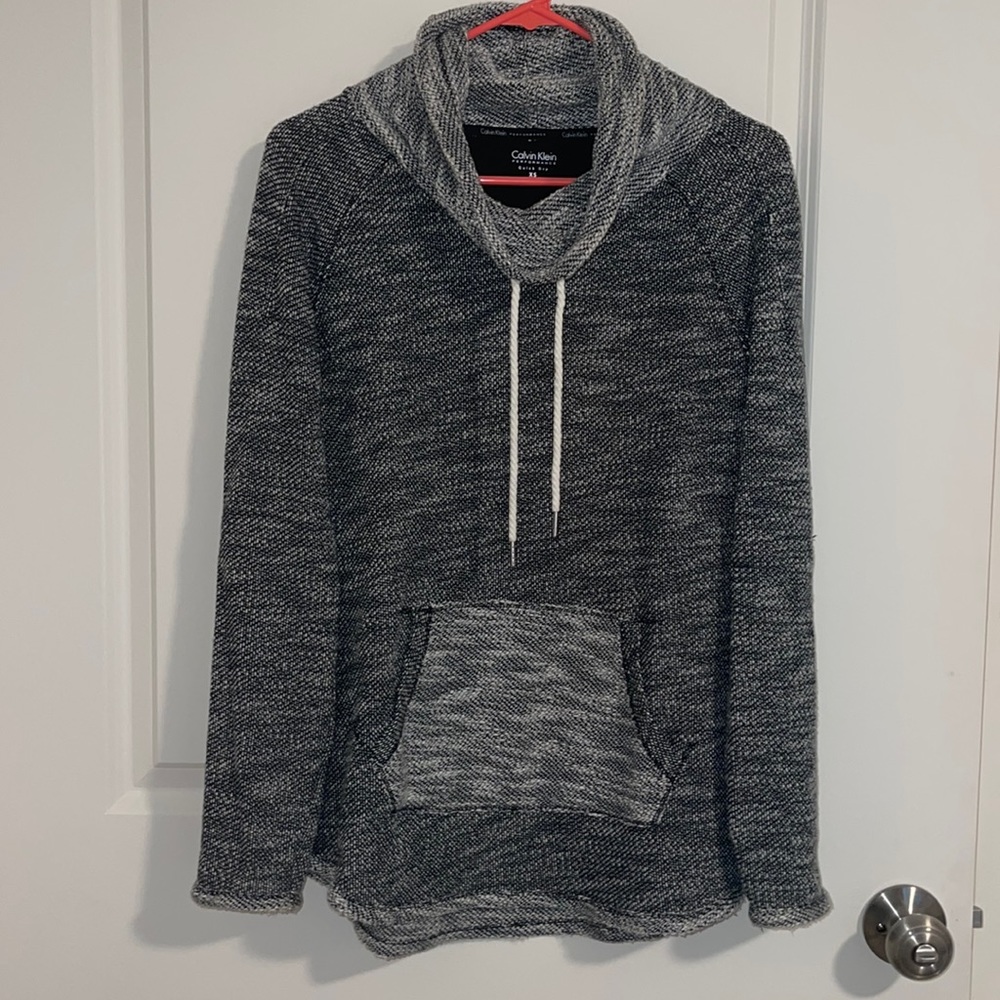 Calvin Klein Performance Quick Dry Hoodie XS Black and Grey